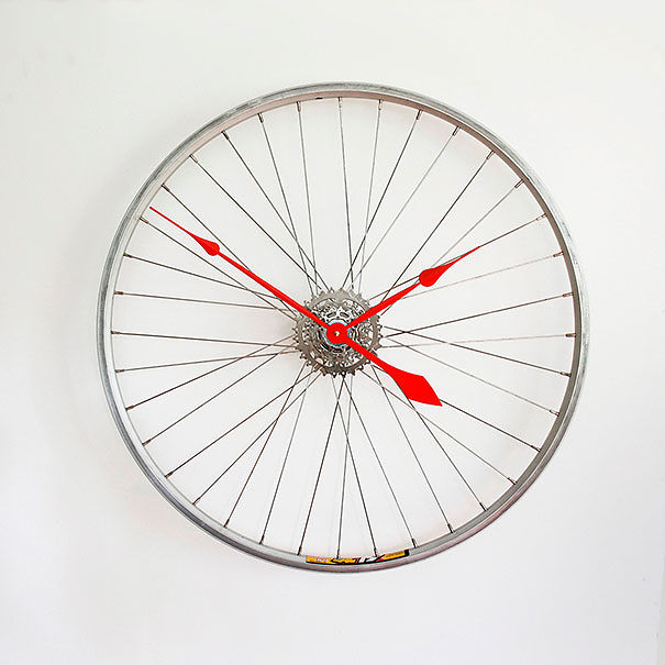 Bicycle Wheel Clock