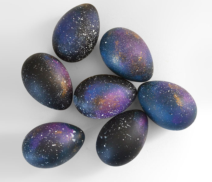 How To Make Galaxy Easter Eggs