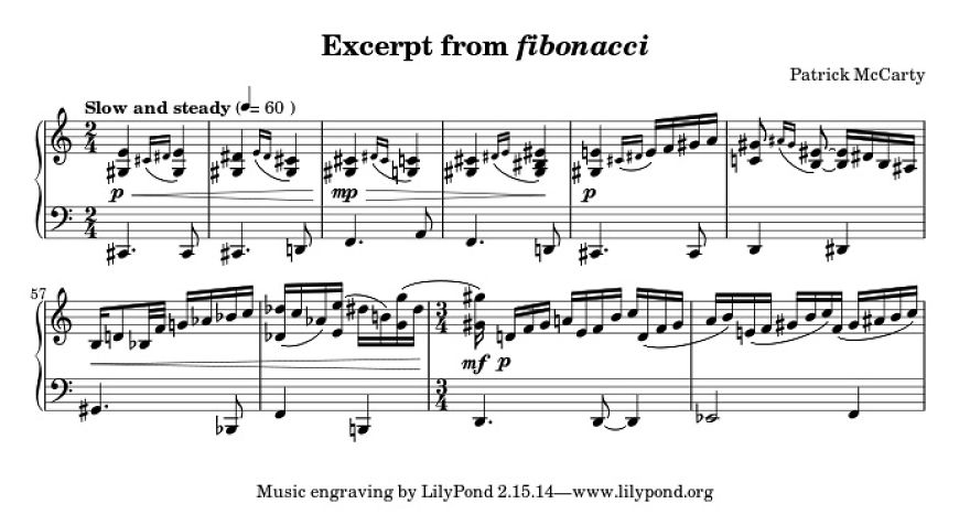 Fibonacci Music By: Alexis Hernandez