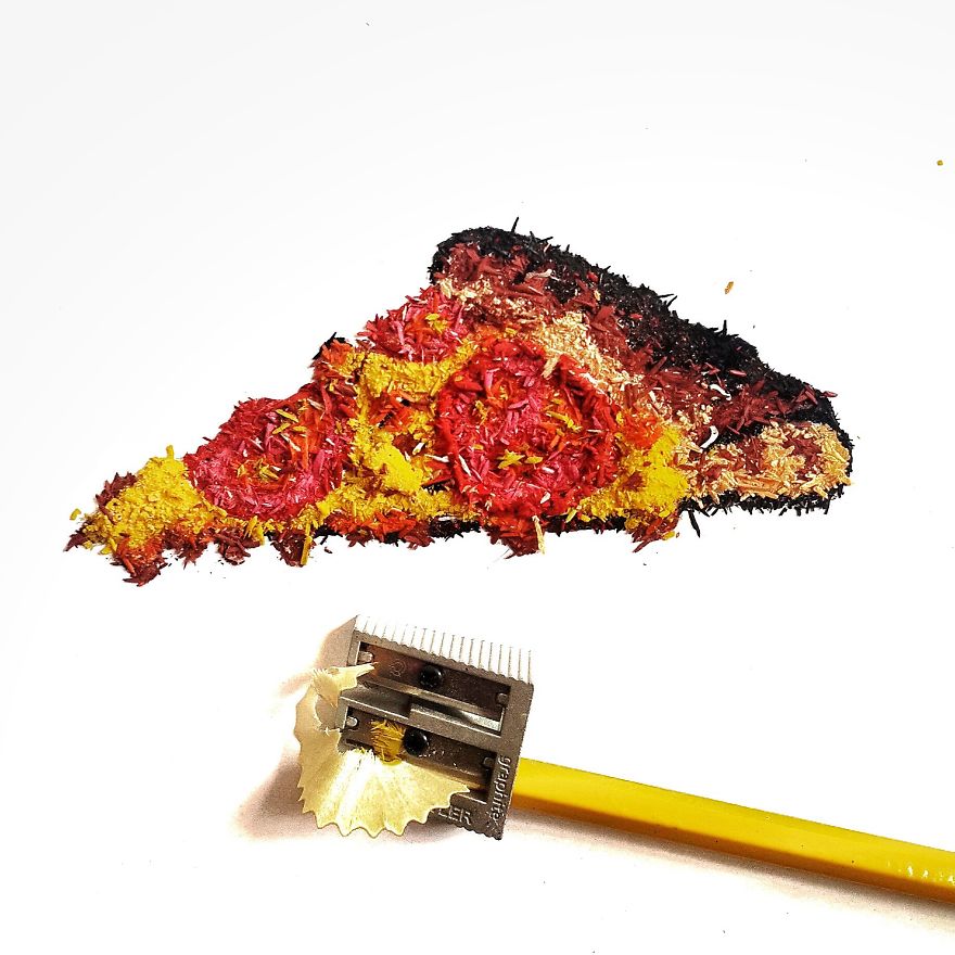 I Create Pencil Shaving Art For My 365-Day Project