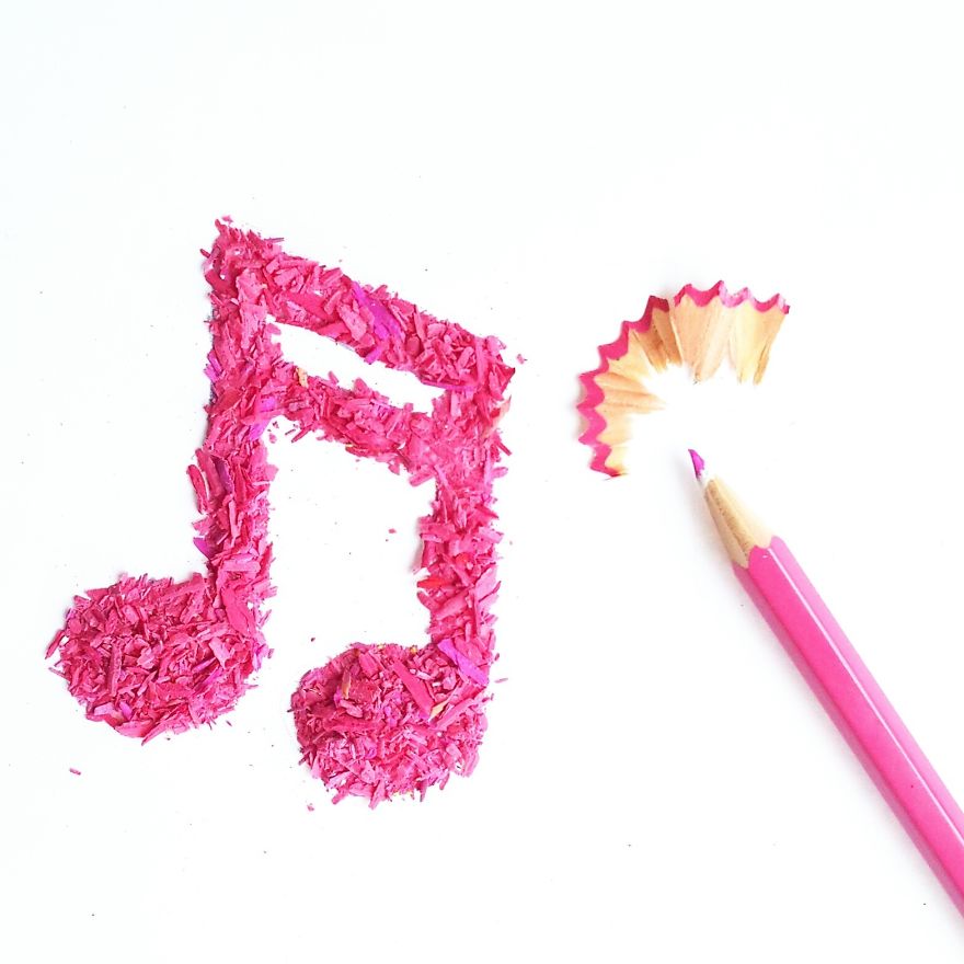 I Create Pencil Shaving Art For My 365-Day Project I Create Pencil Shaving Art For My 365-Day Project