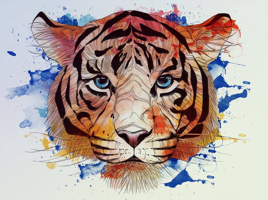 My Line-Art Animals With A Touch Of Fantasy