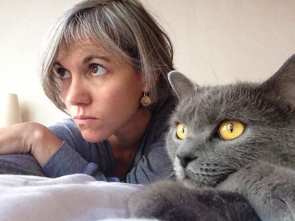 Silver Hair And Big Eyed Ladies.