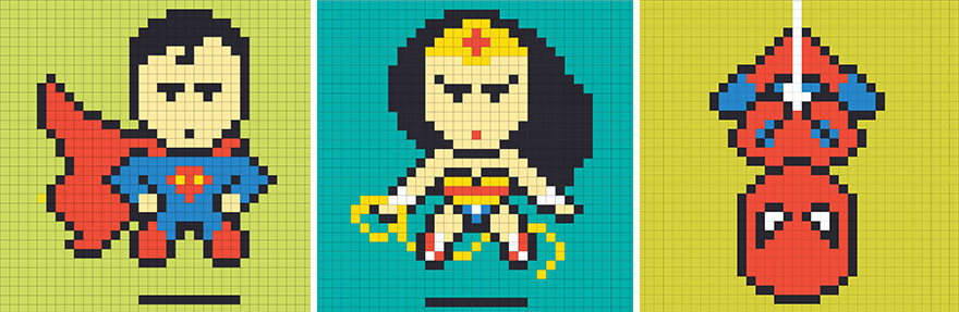office-wall-post-it-art-superheroes-ben-brucker-25 office-wall-post-it-art-superheroes-ben-brucker-25