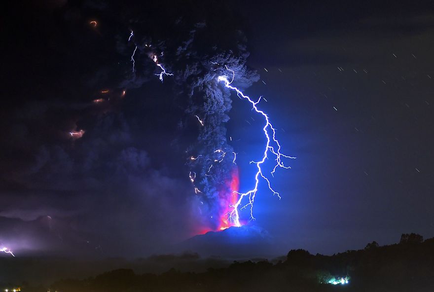 Volcano Eruption In Calbuco, Chile