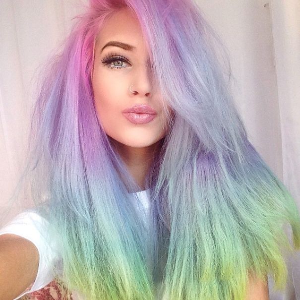 Rainbow Hair