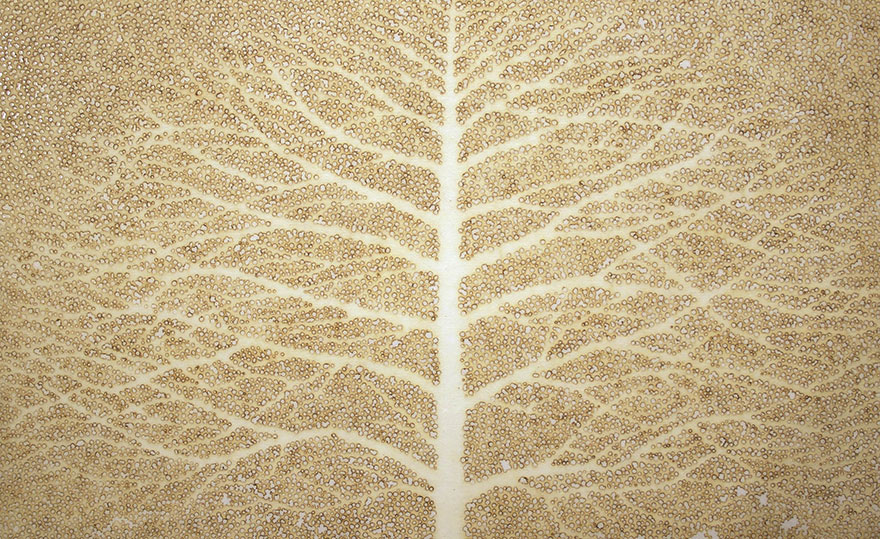 Artist Burns Holes In Paper With Incense Sticks To Create Amazing Art Artist Burns Holes In Paper With Incense Sticks To Create Amazing Art