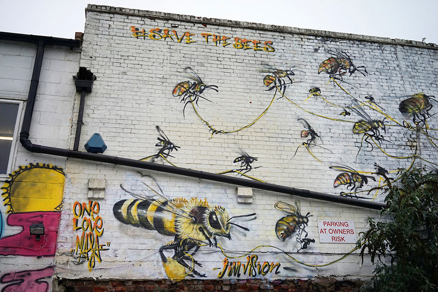 street-art-save-the-bees-louis-masai-9 street-art-save-the-bees-louis-masai-9