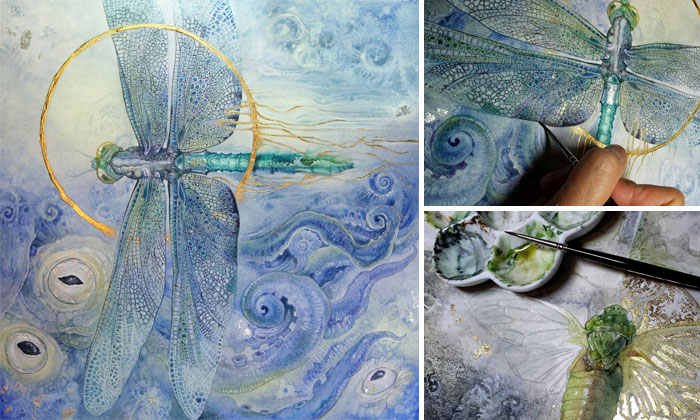 Fairytale-like Watercolor Paintings Of Plants And Animals By Stephanie Law