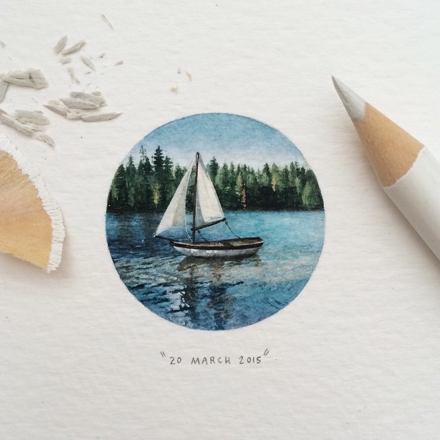 tiny-potluck-100-paintings-ants-lorraine-loots-9 tiny-potluck-100-paintings-ants-lorraine-loots-9