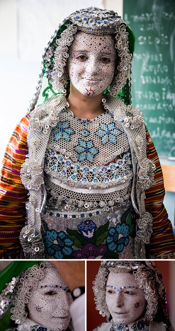 Bride In Gora Region Between Kosovo And Macedonia