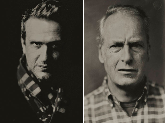 Instead Of Photographing Hollywood Stars With DSLR, Artist Uses Vintage Tintype Camera