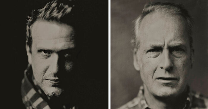 Instead Of Photographing Hollywood Stars With DSLR, Artist Uses Vintage Tintype Camera
