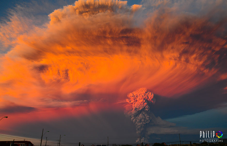 Volcano Eruption In Calbuco, Chile