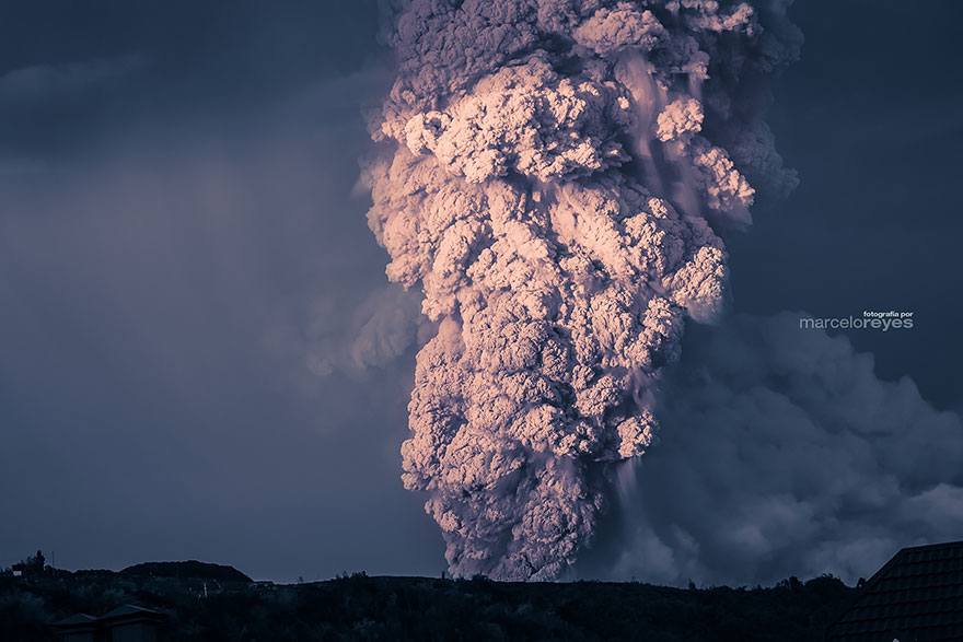 Volcano Eruption In Calbuco, Chile