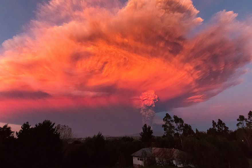 Volcano Eruption In Calbuco, Chile