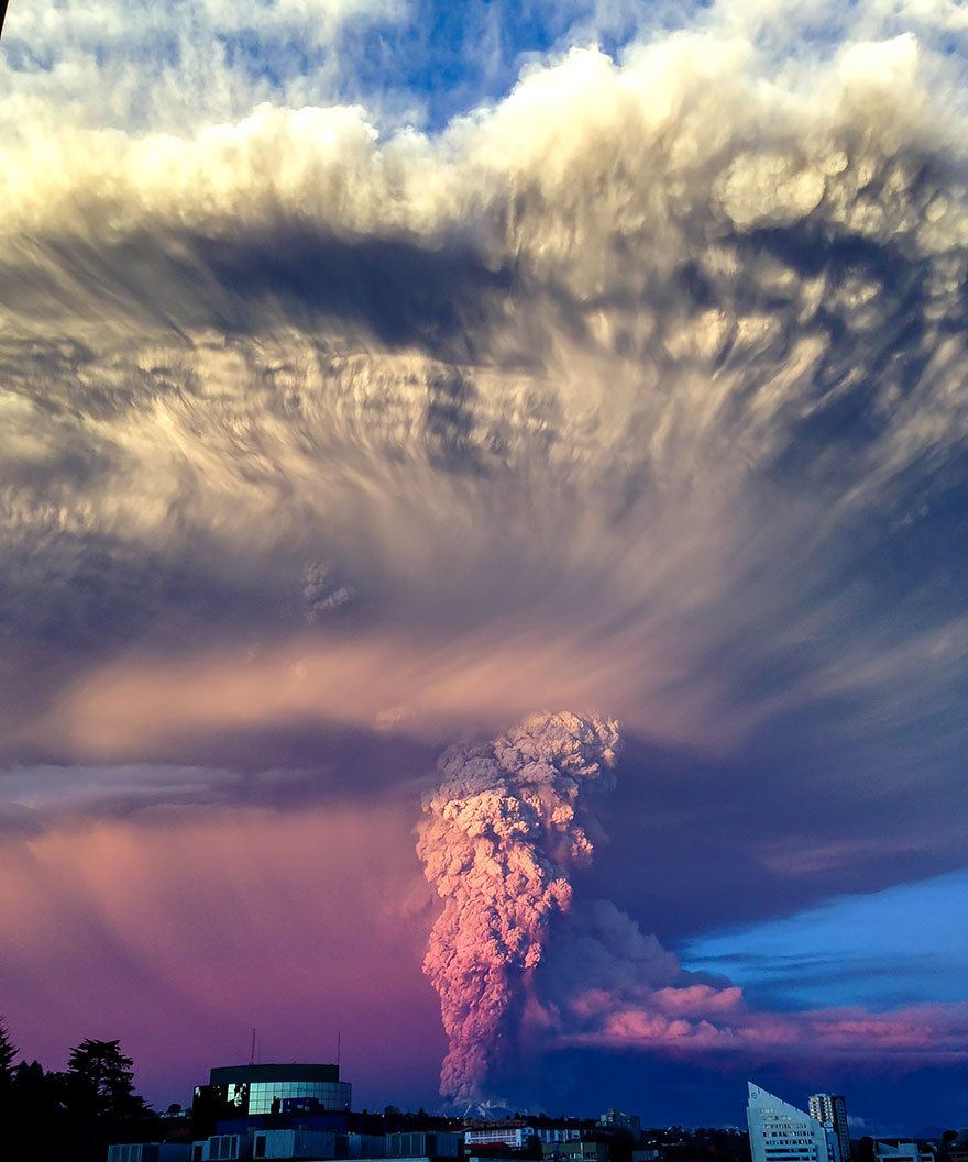 Volcano Eruption In Calbuco, Chile