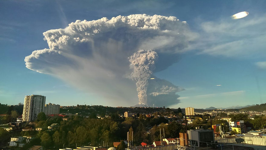 Volcano Eruption In Calbuco, Chile