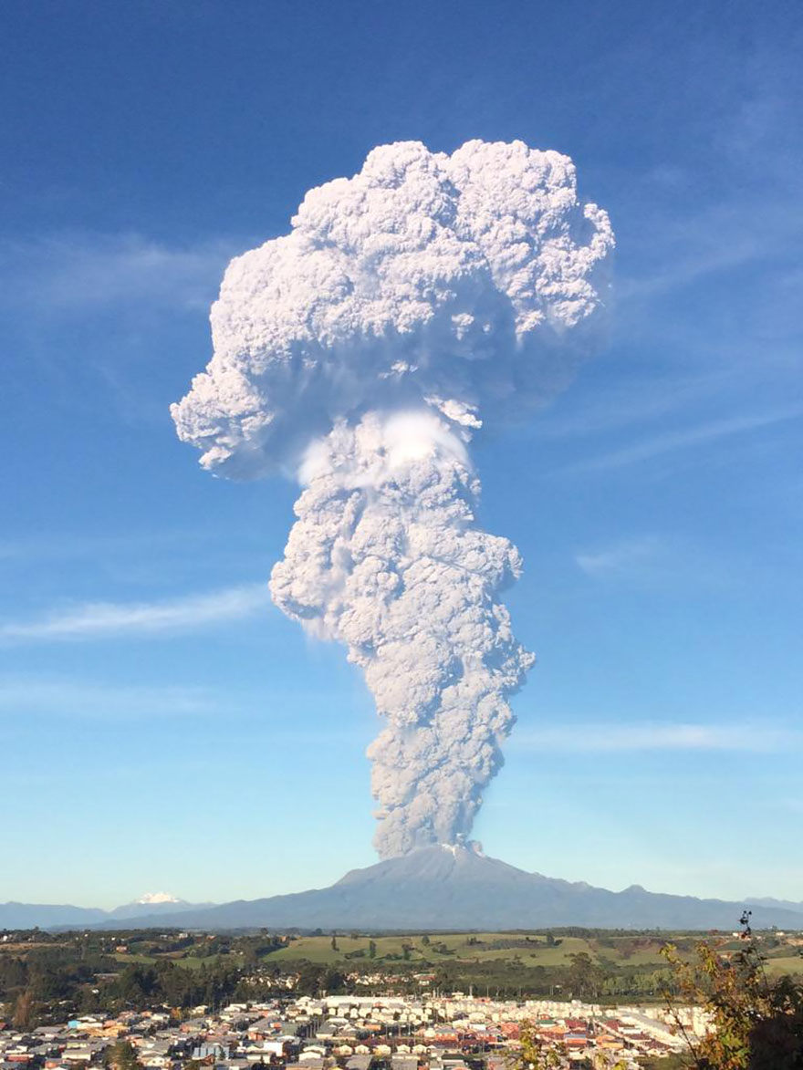 Volcano Eruption In Calbuco, Chile