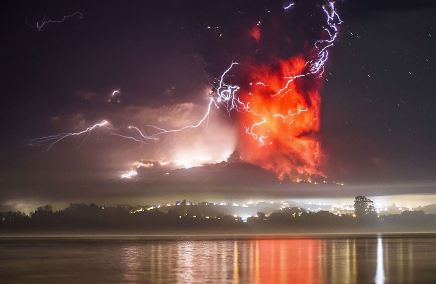 Volcano Eruption In Calbuco, Chile
