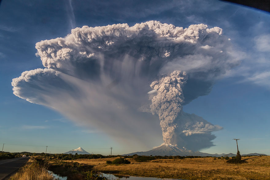Volcano Eruption In Calbuco, Chile