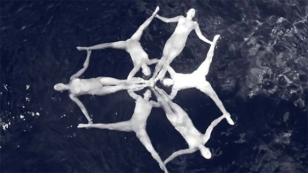 You Had Me At Infrared Underwater, Time-lapse And Real-time Synchronized Swimming. You Had Me At Infrared Underwater, Time-lapse And Real-time Synchronized Swimming.