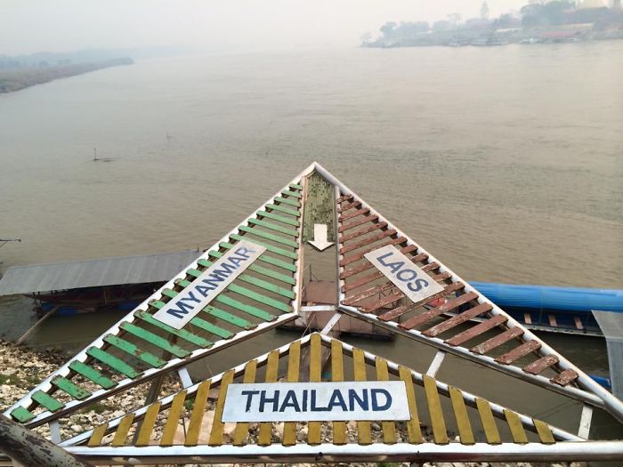 Thailand - Myanmar - Laos Border. Known As The Golden Triangle.