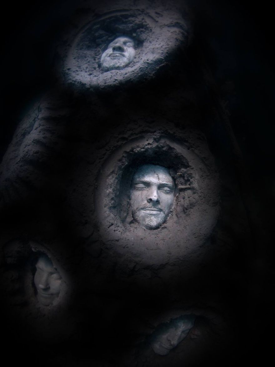 I Built A Sculpture And Left It 5 Meters Under The Ocean To Get Covered By Colorful Corals