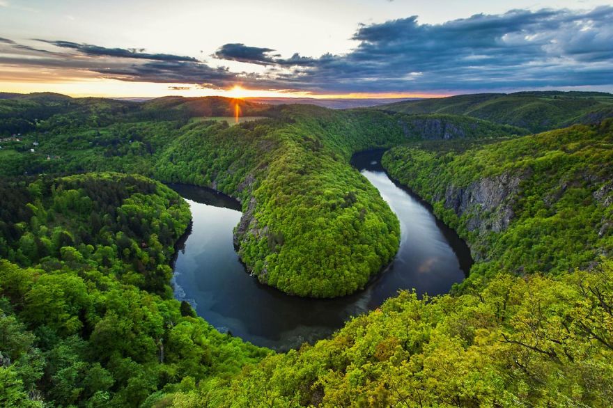 Vltava River, Czech Republic.