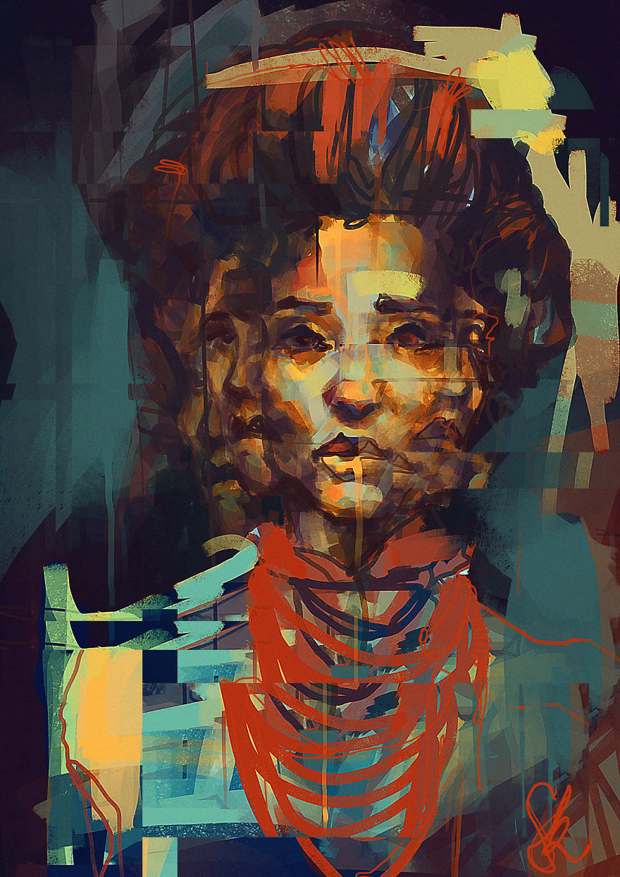 I Express My Feelings Through Figurative Art And Colors