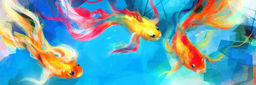 I Express My Feelings Through Figurative Art And Colors