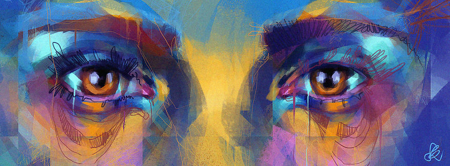 I Express My Feelings Through Figurative Art And Colors