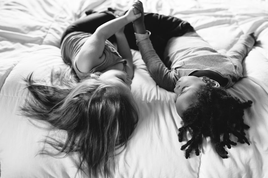 Barely Different: I Capture The Bond Between My Two Daughters