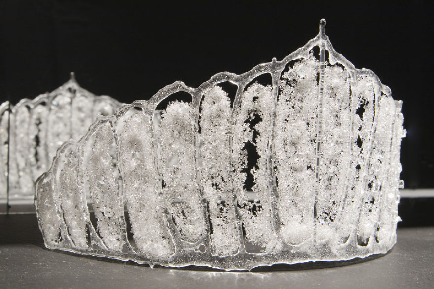 Beautiful Delicate Glass Art That Resembles Ice