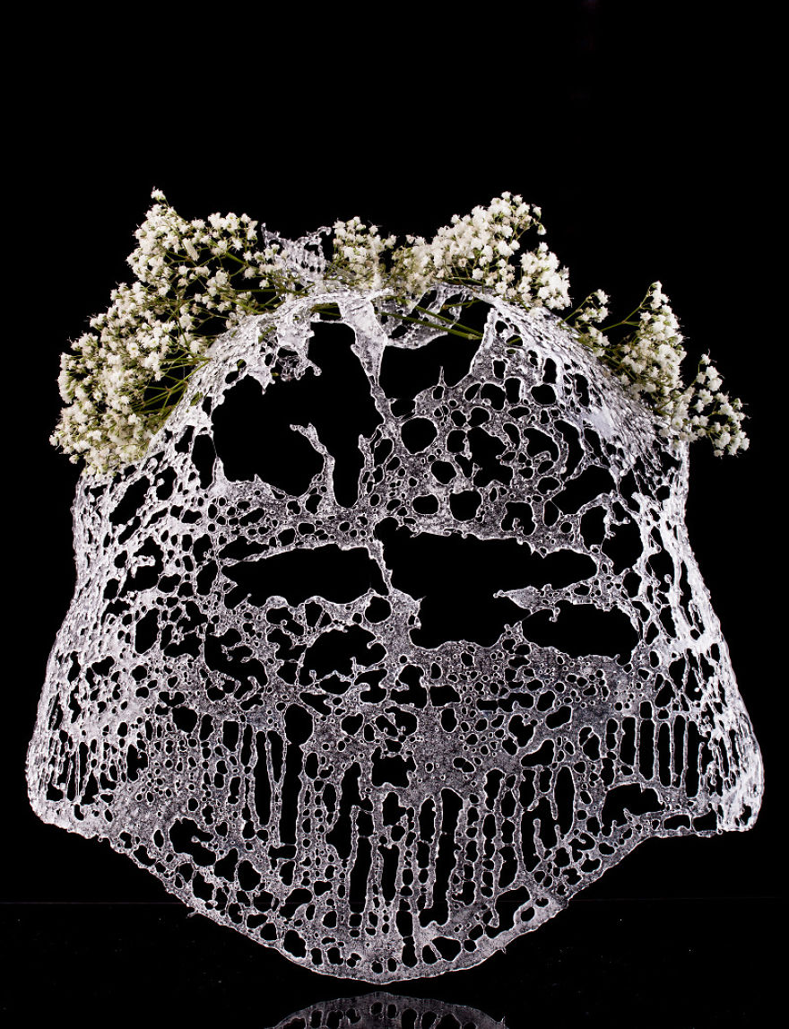 Beautiful Delicate Glass Art That Resembles Ice