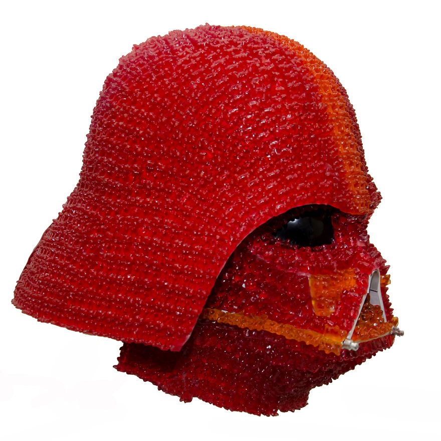 Darth Gummy: I Designed Vader's Helmet With 1,000+ Gummy Bears