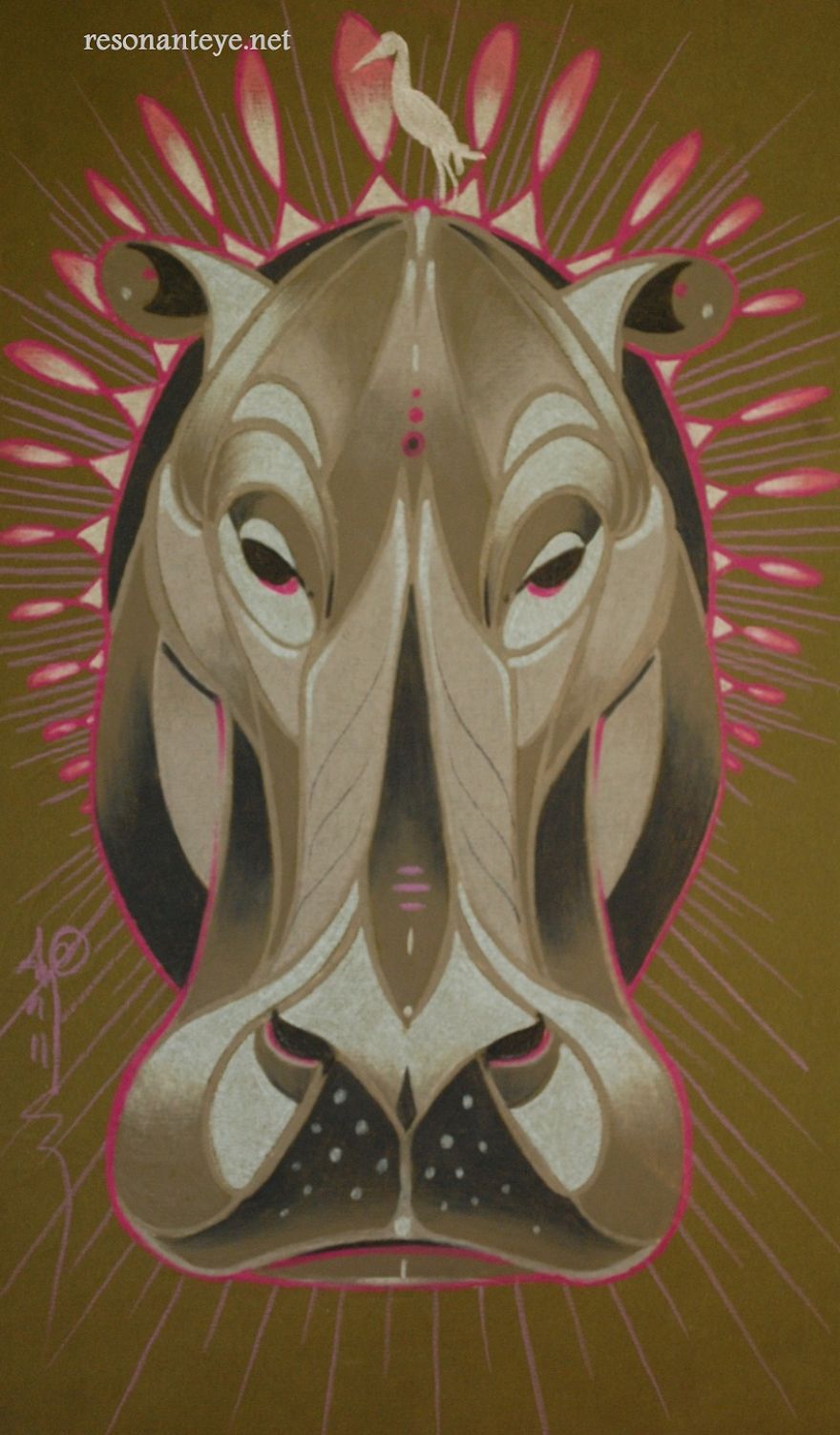 Animal Spirits In Pencil And Ink