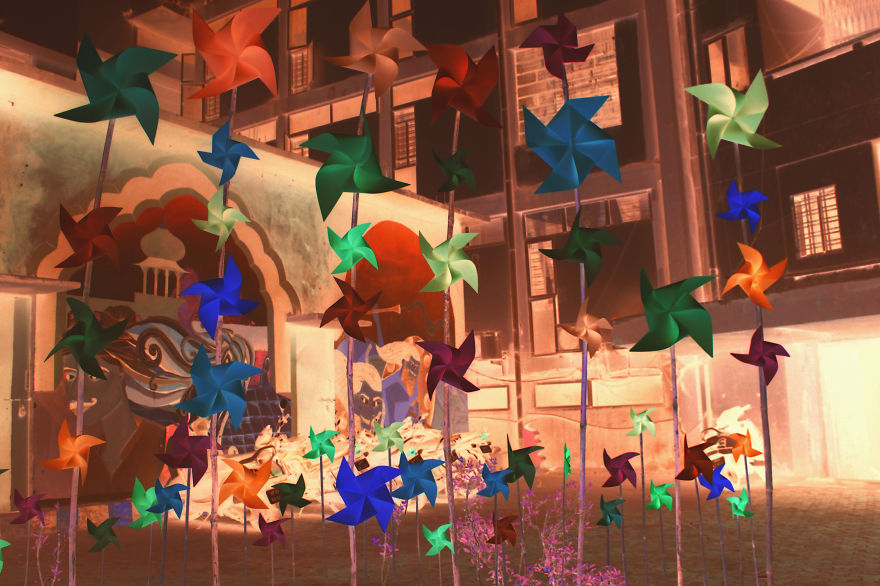 I Photographed Monuments And People Then Turned Them Into Color Negatives They Looked Beautiful