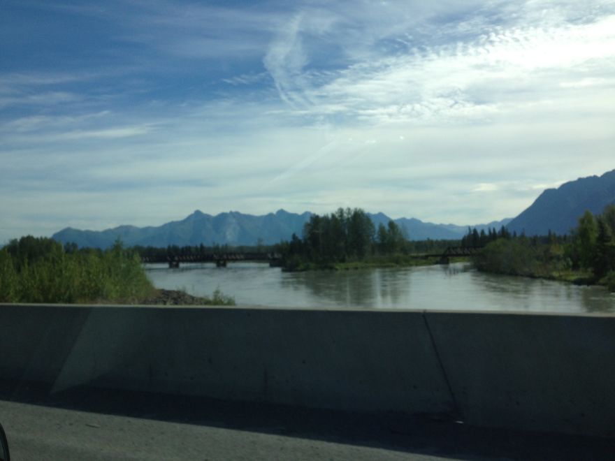 Between Wasilla And Eagle River, Alaska Usa