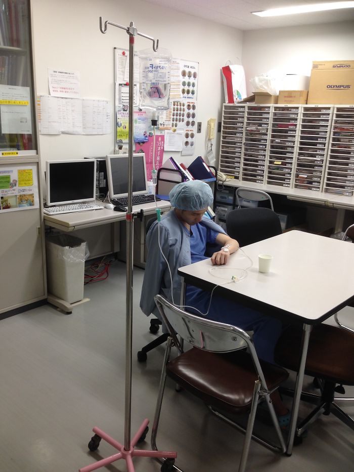 Worked Hard Until Fainted Dehydrated!