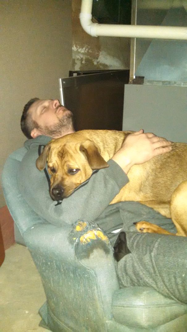 Mya Is 7 Months Old On Her Dads Lap. Dad Is 6'6