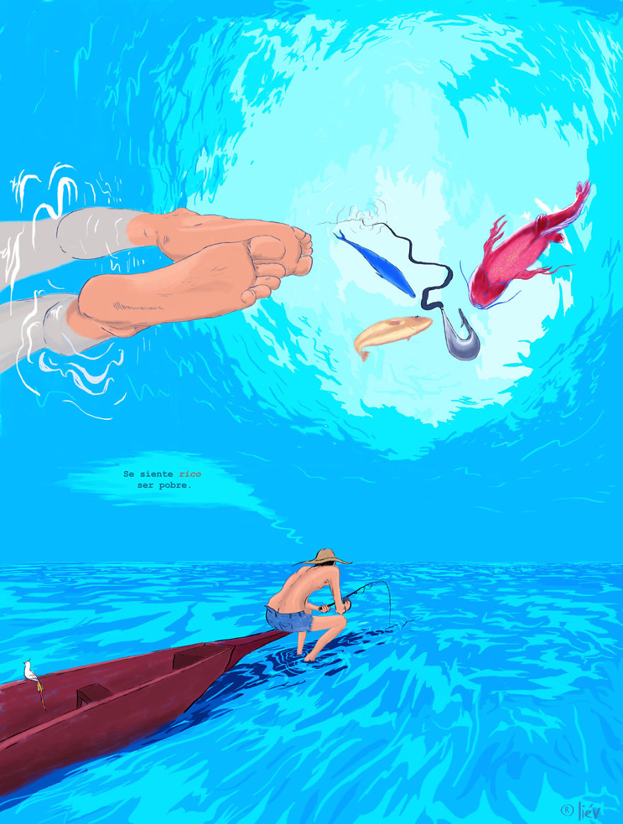 I Portray Ironies And Ambiguities With My Illustrations