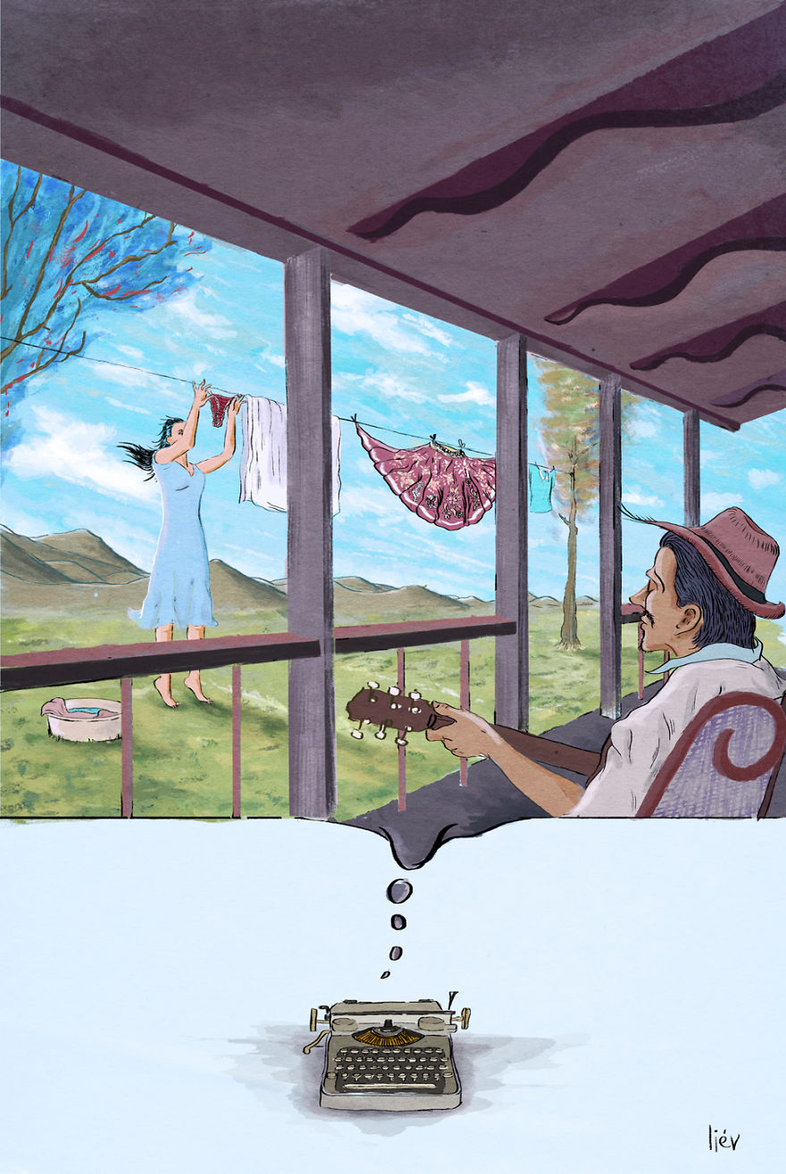 I Portray Ironies And Ambiguities With My Illustrations