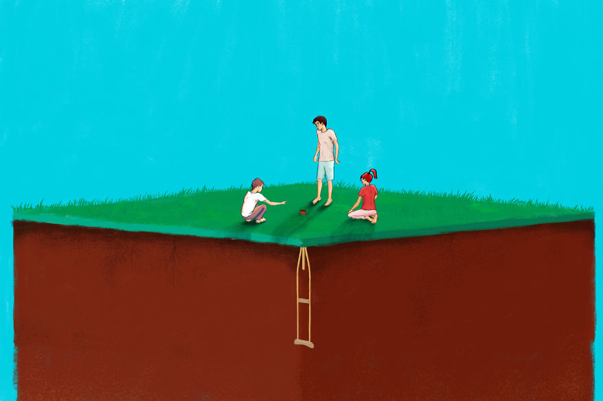 I Portray Ironies And Ambiguities With My Illustrations