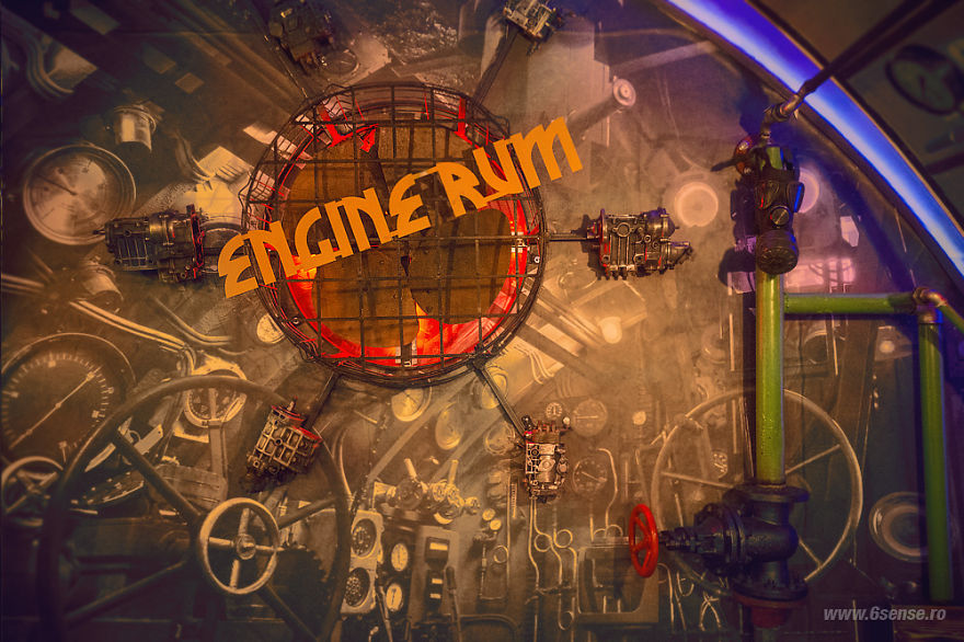 Steampunk Submarine-Themed Pub In Romania