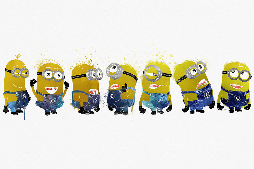 My Watercolor Cartoon Fan Art My Watercolor Cartoon Fan Art