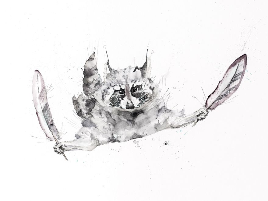 Quiet Animals In Loud Watercolors Quiet Animals In Loud Watercolors