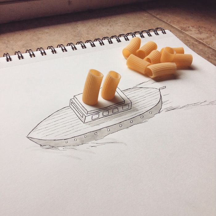 I Use Everyday Objects To Create Fun Illustrations (Part 3) I Use Everyday Objects To Create Fun Illustrations (Part 3)