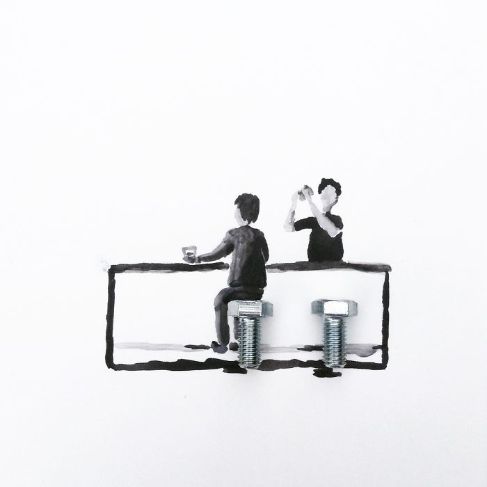 I Use Everyday Objects To Create Fun Illustrations (Part 3) I Use Everyday Objects To Create Fun Illustrations (Part 3)