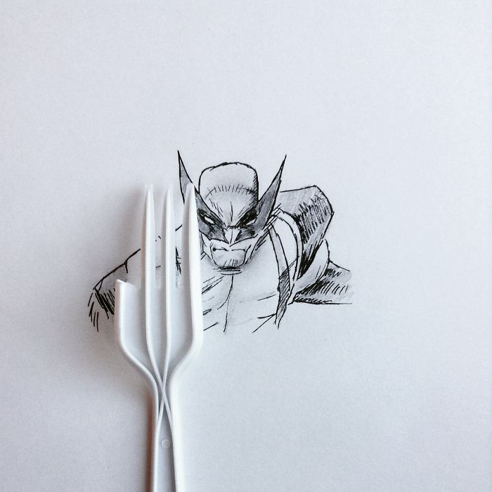 I Use Everyday Objects To Create Fun Illustrations (Part 3) I Use Everyday Objects To Create Fun Illustrations (Part 3)